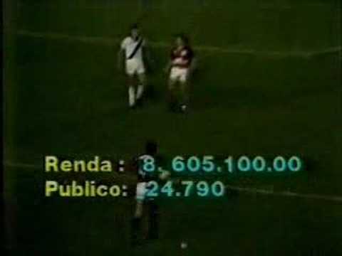 Vasco bi-campeão 87/88 - Vasco 2x1 Flamengo Final 1o jogo