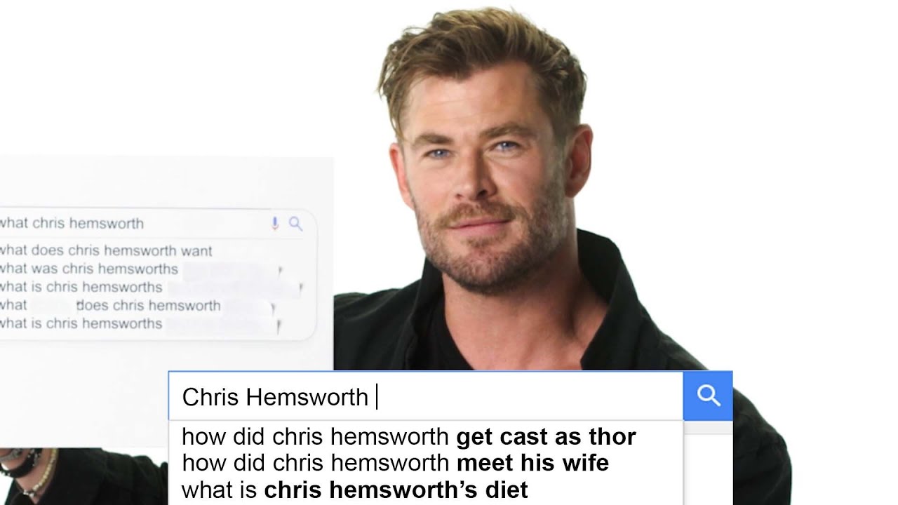 Chris Hemsworth Answers the Web's Most Searched Questions | WIRED