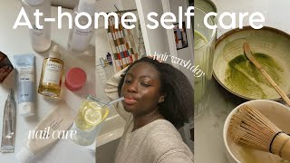 Self-Care Maintenance Routine at Home | Hair Takedown, Waxing & Nail Care
