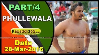 (1) Phullewala (Moga) Kabaddi Tournament 28 March 2016