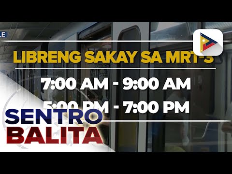 MRT-3 at LRT-2, may alok na libreng sakay ngayong Labor Day