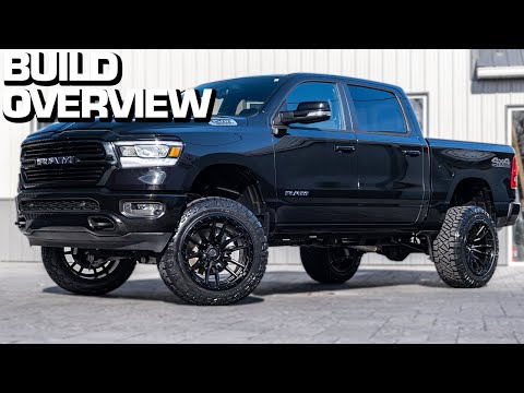 BUILD OVERVIEW: Lifted 2020 Ram 1500 | 6 Inch Rough Country Lift | 22x12 Fuel Rebel Wheels
