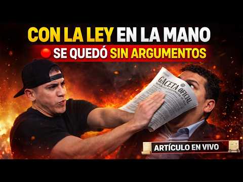 CON LA LEY EN LA MANO: Kilómetro deja sin argumentos a un chavista