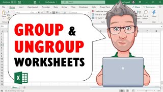 Group & Ungroup Worksheets in Excel