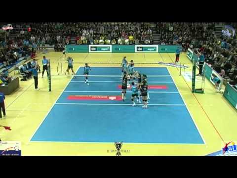 Volleyball DVV Pokal Halbfinale 3:0 Schweriner SC vs. VC Wiesbaden