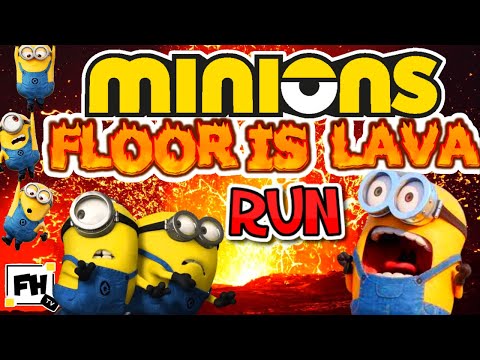 Minions Floor Is Lava ???? Chase - Brain Break | Movement Activity GoNoodle Inspired