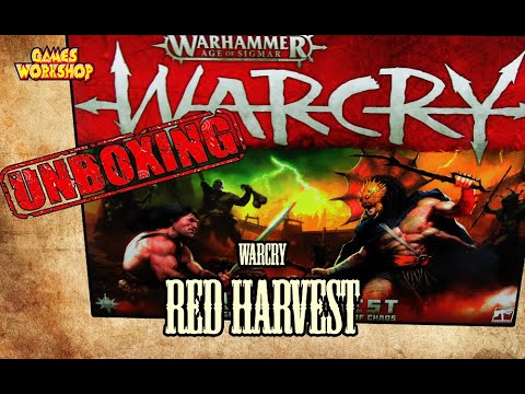 Age of Sigmar / Warcry / Red Harvest / Unboxing