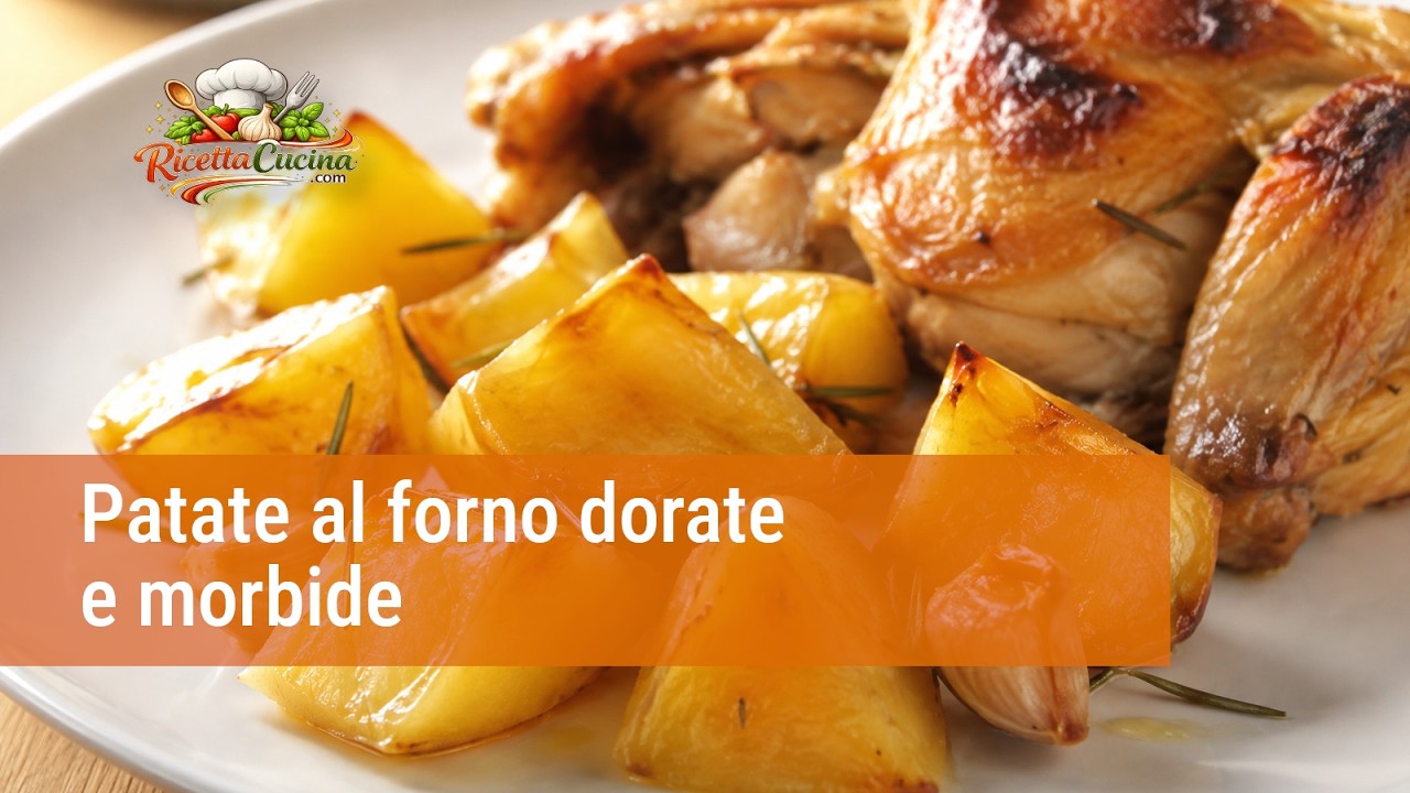 Anteprima video di Video Ricetta Patate al Forno Dorate e Morbide