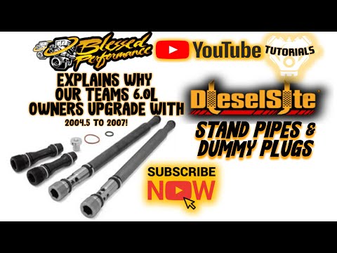 Diesel Site Stand Pipes and Dummy Plugs are a Game-Changer for 6.0L Owners