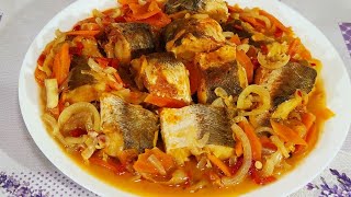 🐟Хек на Овощной Подушке приготовленный в Мультиварке🔥