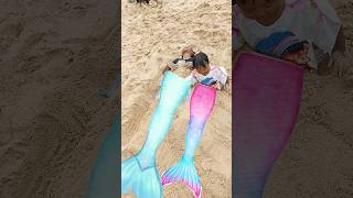 Download lagu There is a mermaid #shortvideo #funny #funnyvideo #children'svideo #beach #beachsand #funnyvideo ... mp3
