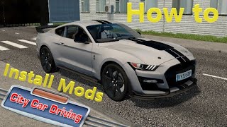 How to Install City Car Driving Mods and Fuel up | City Car Diving | Explained