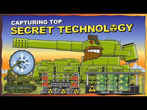 Capturing secret technologies - Cartoons about tanks
