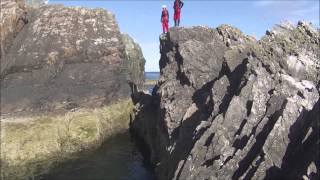 preview picture of video 'Coasteering Portknockie With Aquaplay Scotland  GoPro Movie'