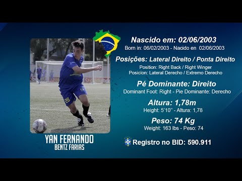 Yan Farias - Lateral direito / ponta direita 2003
