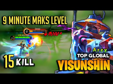 YSS Fast Farm and Rotation [ Yi Sun Shin Best Build Top Global ] By Arzy - Mobile Legends