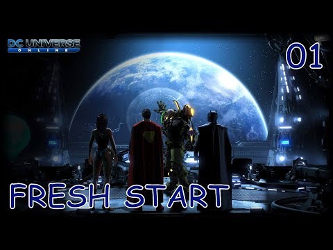 DC UNIVERSE ONLINE Gameplay Walkthrough Part 1 | XBOX ONE X - Fresh Start (No Commentary)