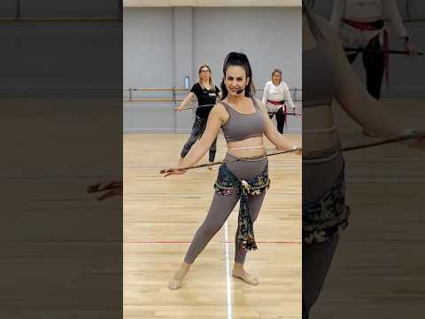 SAIDI style in the house! Practicing our Egyptian Belly Dance routine in class. #bellydance #dance