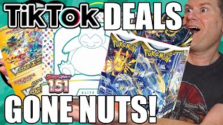 How to get Insane Pokemon Card Deals on Tiktok!  We talk Ancient Roar, Future Flash & Paradox Rift!