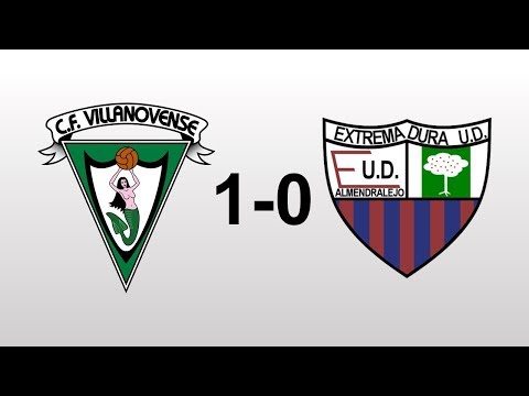 Villanovense 1-0 Extremadura (gol Annunziata min.33)