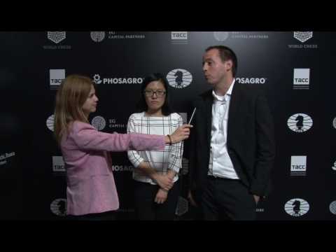 Day 8 Interview with GM Hou Yifan and GM Francisco Vallejo Pons