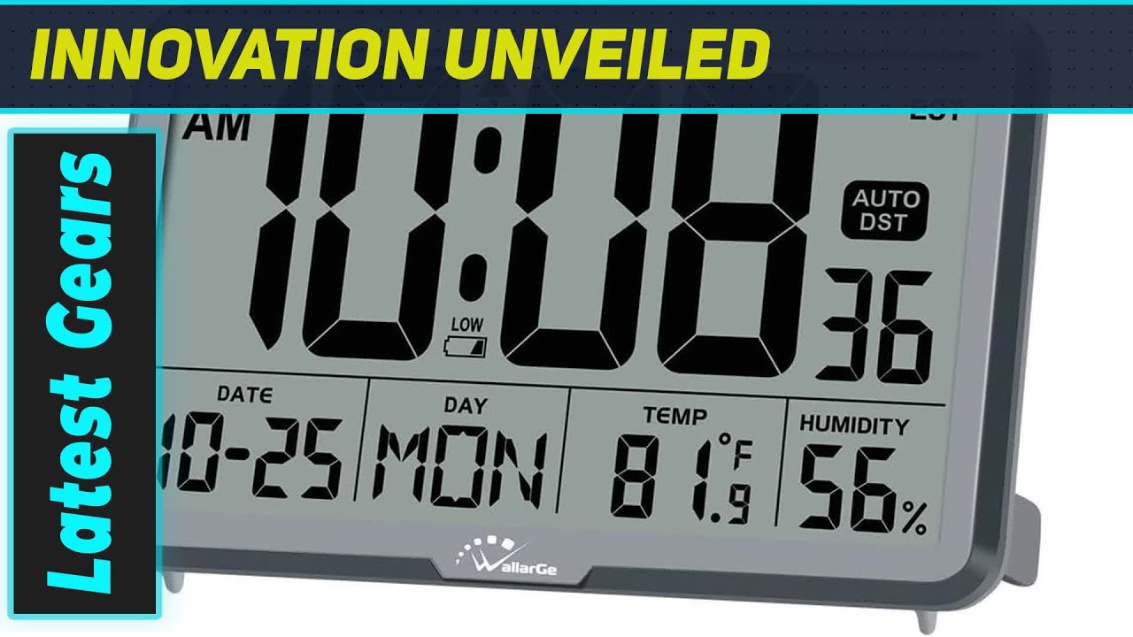 WallarGe Auto Digital Wall Clock: Perfect for Elderly & Office?