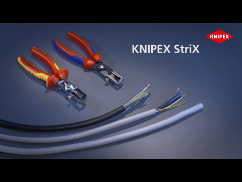 KNIPEX StriX® Insulation strippers with cable shears video