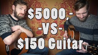 Video thumbnail for $5000,- VS $150,- guitar | Sound Comparison | Martin D-42 | by Paul Davids