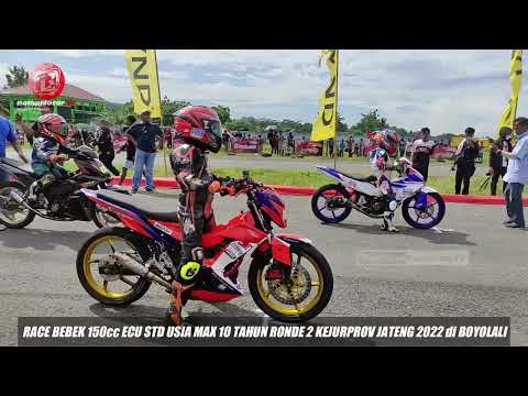 Bocah Di Bawah 10 Tahun Balapan Pakai Bebek 150cc di Boyolali