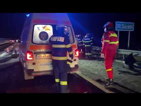 Accident pe autostradă în zona localității Balomir