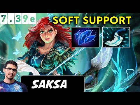 Saksa Windranger Soft Support - Dota 2 Patch 7.39e pro Player Full Gameplay