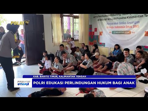 SATRESKRIM POLRES BARITO TIMUR KAMPANYEKAN ''RISE AND SPEAK'' DI SKH NEGERI 1 TAMIANG LAYANG