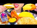 Asmr TACO BELL CHEESY FRIES CRUNCHY RANCH TACO CHICKEN BACON CLUB CHALUPA Mukbang ASMR Phan
