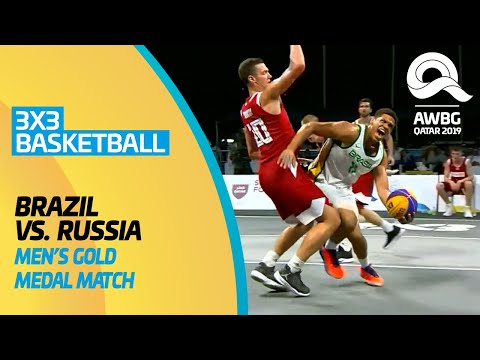 3x3 Basketball - Brazil vs Russia | Men's Gold Medal Match | ANOC World Beach Games Qatar 2019 |Full