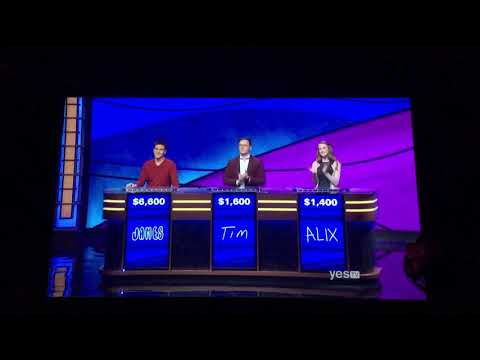 Jeopardy, James Holzhauer’s “usual” Daily Double wager 😏 (4/25/19)