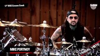 Video thumbnail for CYMBAL VOTE - Mike Portnoy Reviews the 17" HHX Groove Crash by SABIAN Cymbals