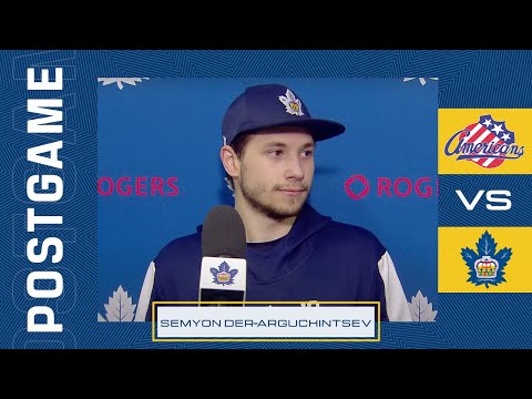 Semyon Der-Arguchintsev Post Game | Toronto Marlies vs. Rochester Americans | February 5, 2022