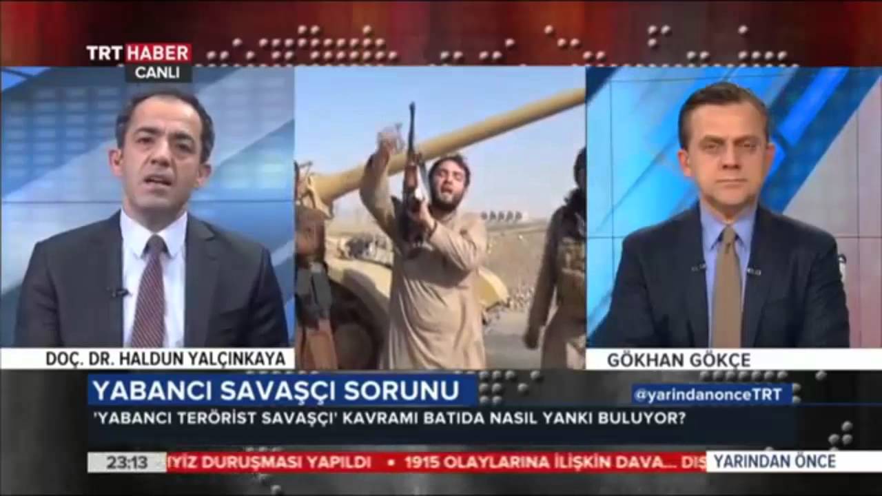 Doç. Dr. Haldun Yalçınkaya,TRT Haber,Yarından Önce, 28.01.2015