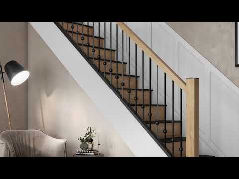 Shaker Wall Panelling up the stairs