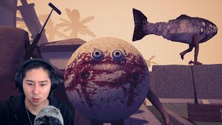 ゴルフボールと１２個の目の魚が追って来るゴルフホラーゲーム！なんやそれ。