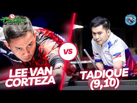 🔴BILLIARDS | LEE VAN CORTEZA VS ASSIS TADIQUE (9,10) | RACE 20