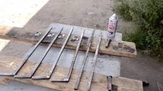 Как сделать стульчик для рыбалки из профтрубы