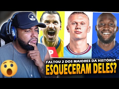 REACT ♫ RIMANDO OS 15 CRAQUES MAIS ALTOS DO FUTEBOL