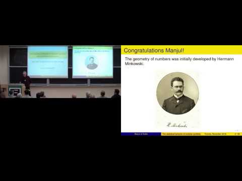 Barry Mazur: Arithmetic statistics for modular symbols
