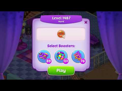 Homescapes [HD] HARD LEVEL 1487