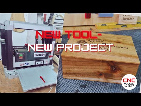 New Tool, New Project (Making a Poker set Box)