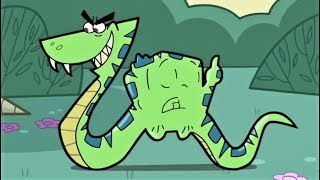 Snake &amp; fish monster noms (TFOP S09E04)