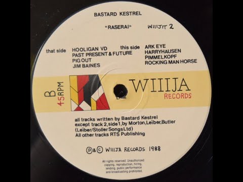 Bastard Kestrel - Raserai (1988, London, noise rock))