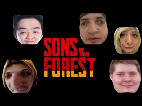 Pokelawls Plays SONS OF THE FOREST With The Boys (xQc Jesse Gigi OP)
