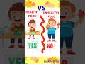 Healthy Food Vs Unhealthy Food Junk Food Healthy Food Food Healthy Health Healthyfood
